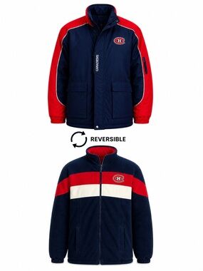 Size XL Montreal Canadiens Men’s Reversible Vintage Jacket NHL Hockey Fleece